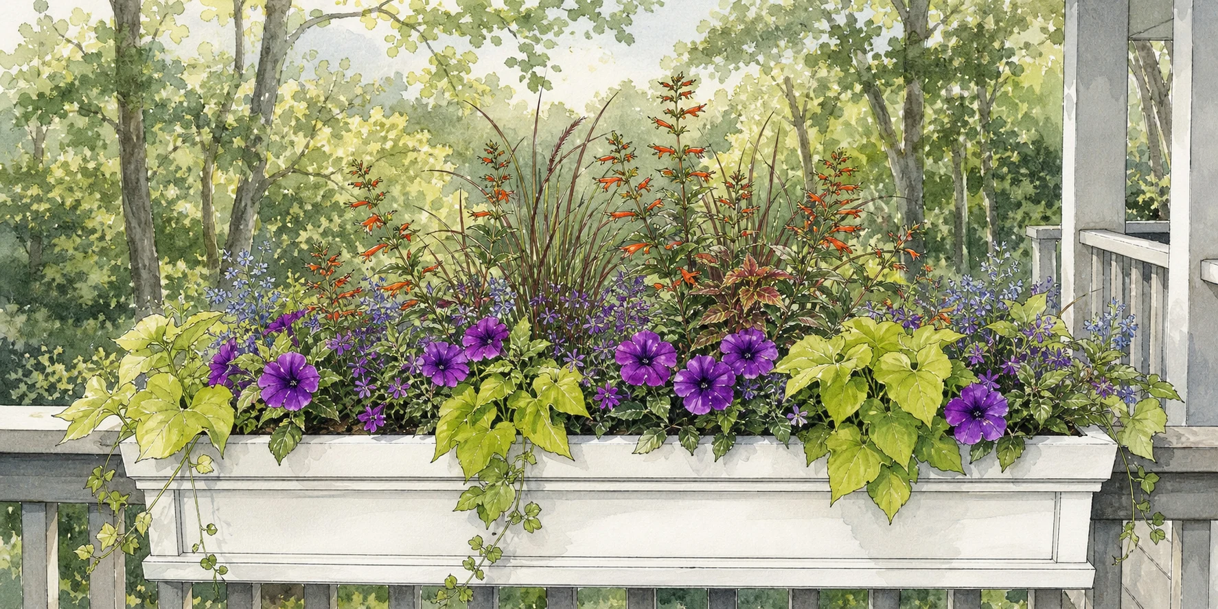 Window-box sketch